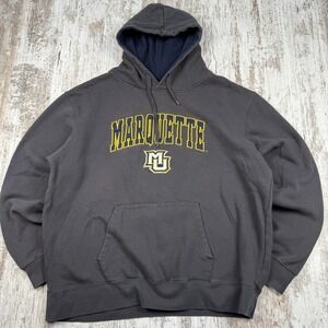 Marquette University Embroidered Hoodie Sz XXL Oversized Student College‎